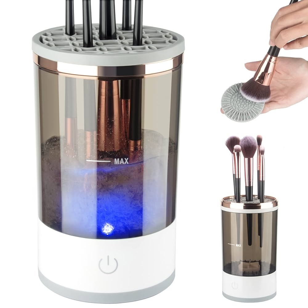 MÁQUINA LIMPIADORA DE BROCHAS DE MAQUILLAJE